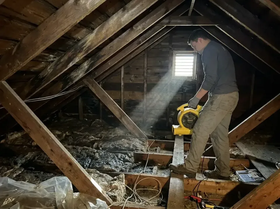 attic-water-damage-drying-proc-007 — frequently asked questions, Emergency Water Extraction & 24/7 Flood Response in Wrights…